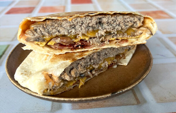 Tortilla wrap burger | Une recette rapide Tomate-Cerise