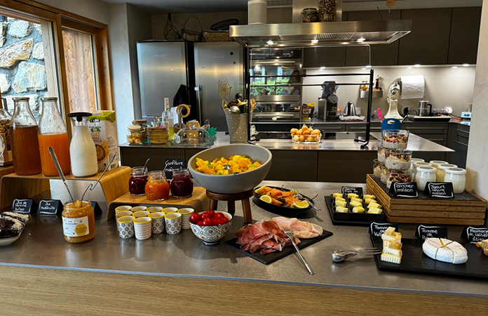 Petit déjeuner hotel Verbier