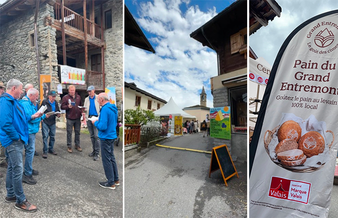 Visite du Grand Marché des Terroirs Alpins Bruzon