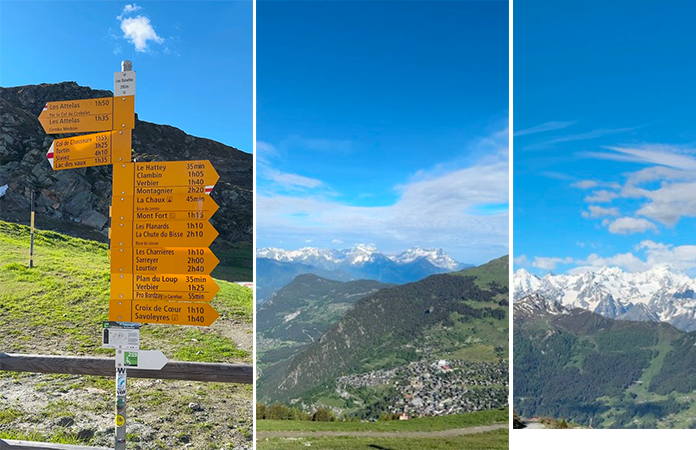 Randonnée le long du bisse du Levron