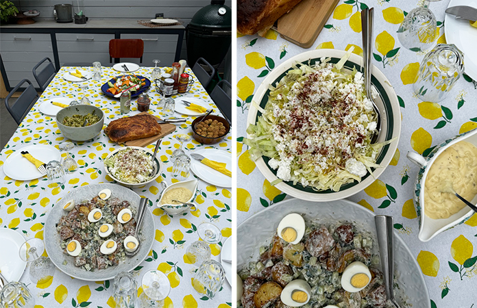 Salade de Pommes de Terre Écrasées : Smashed Potatoes avec brocoli