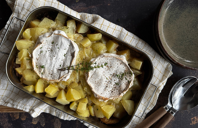 Gratin aux champignons – La croûte fleurie au four