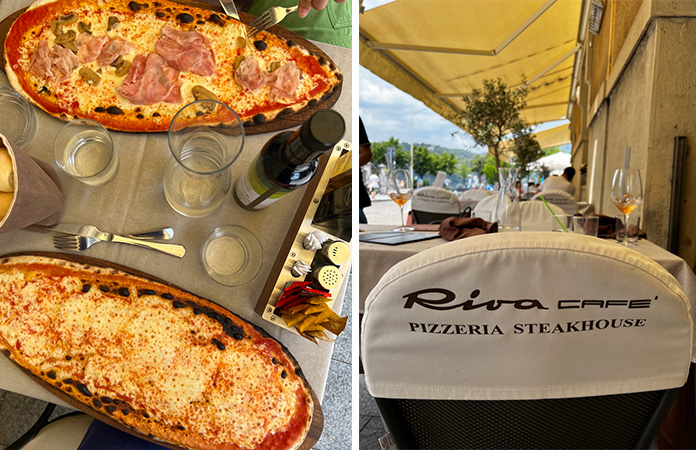 Riva Café, une pizzeria lac de come