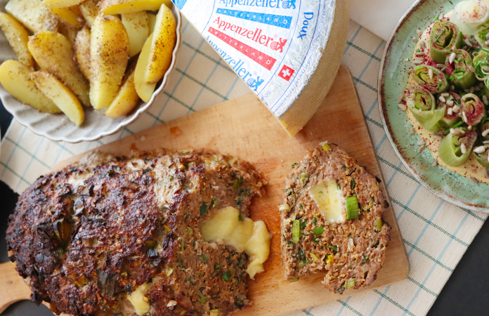 Pain de viande au fromage Appenzeller : fondant et moelleux 